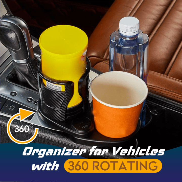 🚗💥 50% Rabatt! ! 📦Nie wieder Chaos im Auto – Universal-Getränkehalter & Allzweck-Organizer – Getränke, Handy & Kleinteile immer griffbereit ✨
