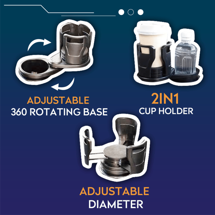 🚗💥 50% Rabatt! ! 📦Nie wieder Chaos im Auto – Universal-Getränkehalter & Allzweck-Organizer – Getränke, Handy & Kleinteile immer griffbereit ✨