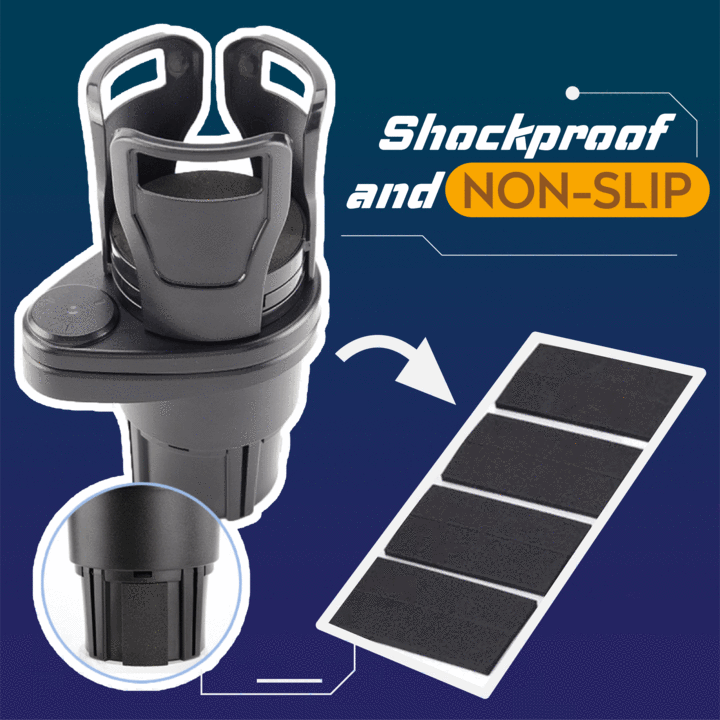 🚗💥 50% Rabatt! ! 📦Nie wieder Chaos im Auto – Universal-Getränkehalter & Allzweck-Organizer – Getränke, Handy & Kleinteile immer griffbereit ✨