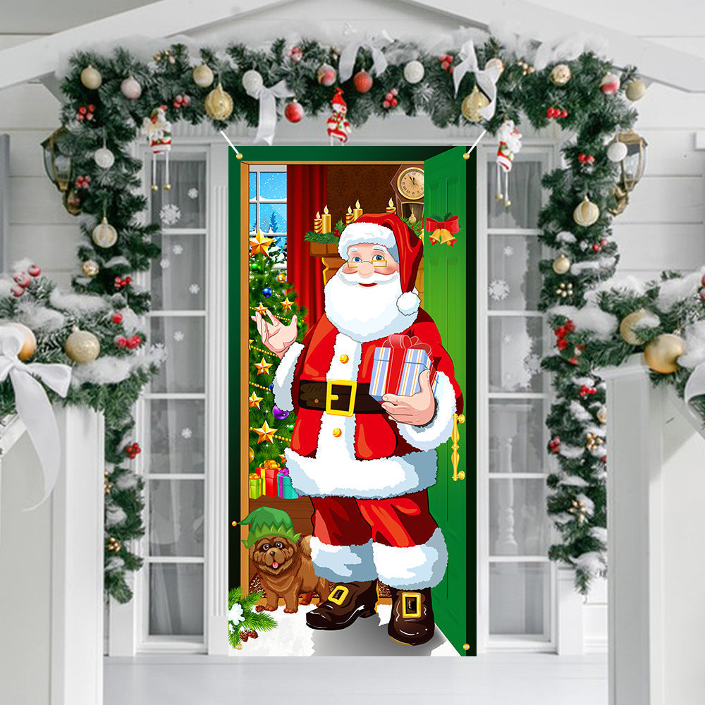 🎅 Weihnachtszauber an der Haustür! – Festliche Weihnachtsdekoration für Tür & Eingang – bringt sofort Weihnachtsstimmung & ist einfach anzubringen 🎄✨
