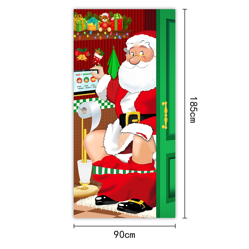 🎅 Weihnachtszauber an der Haustür! – Festliche Weihnachtsdekoration für Tür & Eingang – bringt sofort Weihnachtsstimmung & ist einfach anzubringen 🎄✨
