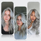 2-in-1-Silber-Haarfarbe mit natürlichem Essenz-Extrakt