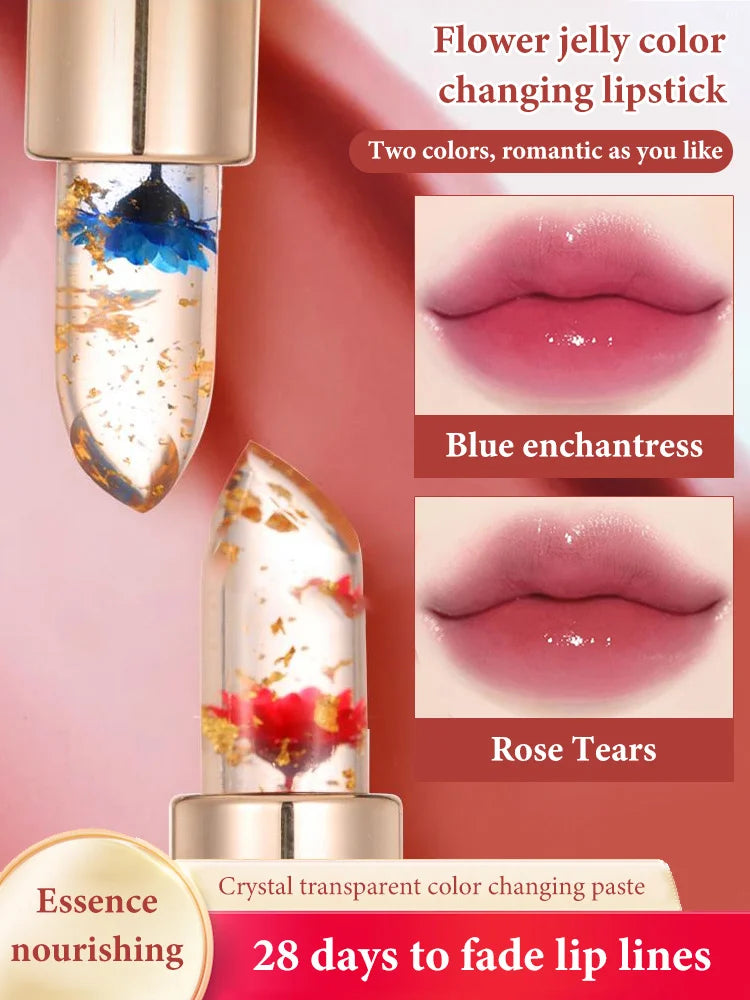 💖 2026 Neues Design – Farbwechselnder Blumen-Lippenstift – individueller Farbton und blumiges Design für einen frischen Look im Alltag ✨✅