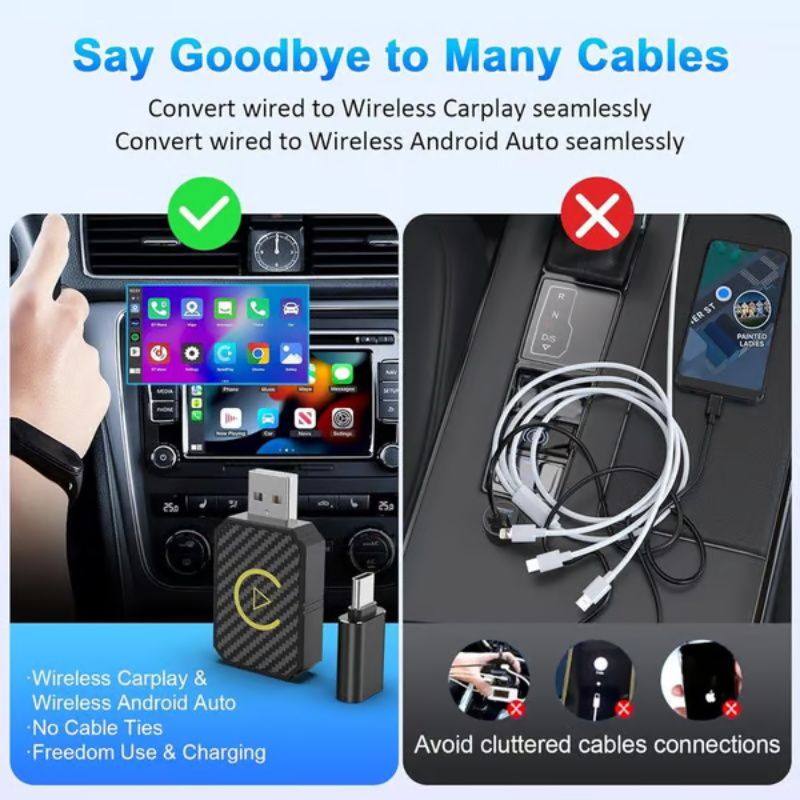 Mini Wireless CarPlay Adapter (50 % Rabatt)
