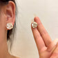 Women's Elegant Camellia Flower Earrings