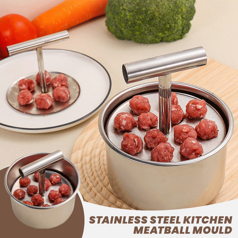 📢📢 50 % Rabatt !! ⏰🍡 Fleischbällchen‑Maker aus lebensmittelechtem Edelstahl für die Küche