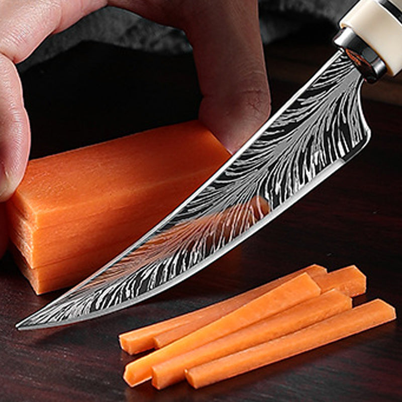 Scharfe Geweih-Ausbeinmachete mit Machete und Geschenkbox