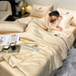 Enjoy a cool summer🛏️ Summer Simple Ice Silk Quilt❄️