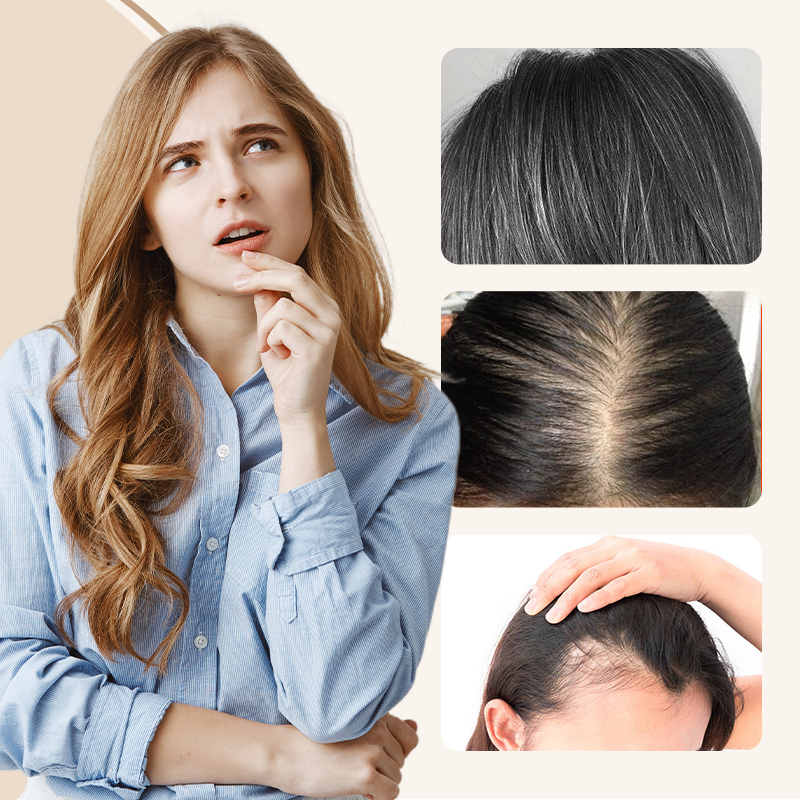 🍃 Natürlicher Pony-Seitenteil zum Anklipsen