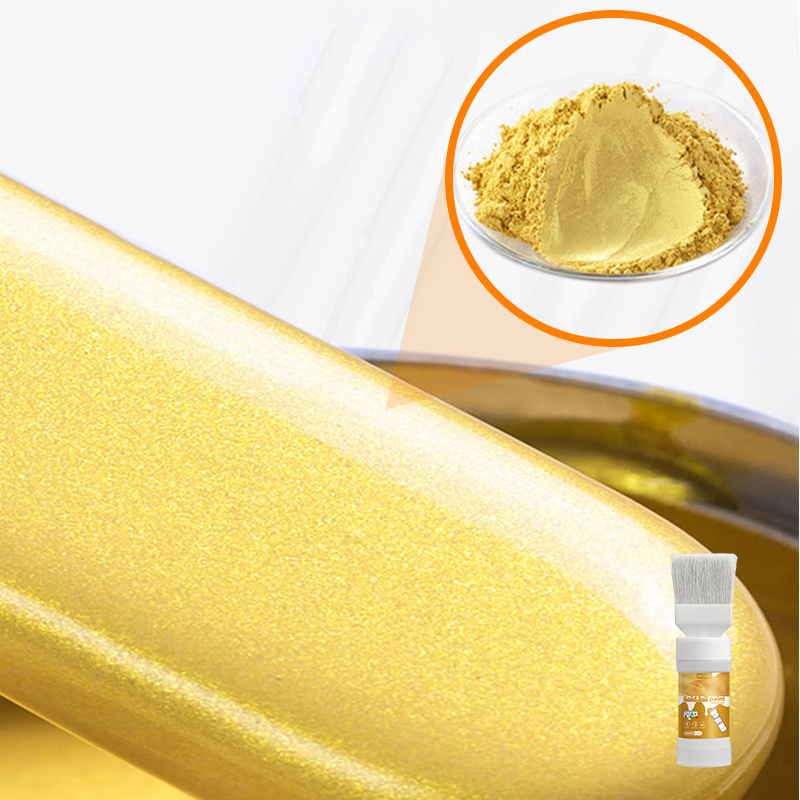 🖌️ Wasserbasierte Metallic-Silber-Farbe – Deckend, schnell trocknend & mit integriertem Pinsel – Ideal für kreative Projekte & Deko ✨