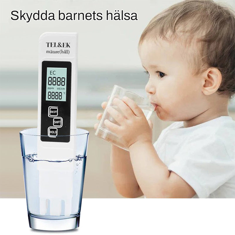 💧📊 Digitales TDS-Messgerät – Großes LCD-Display, schnelle Messung in 3 Sekunden, sofort einsatzbereit