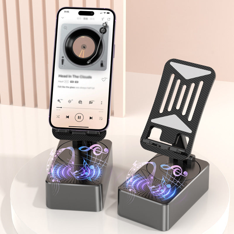 Geschenkauswahl – 3 in 1 – Kabelloser Bluetooth-Lautsprecher, Ladestation, Handyhalterung