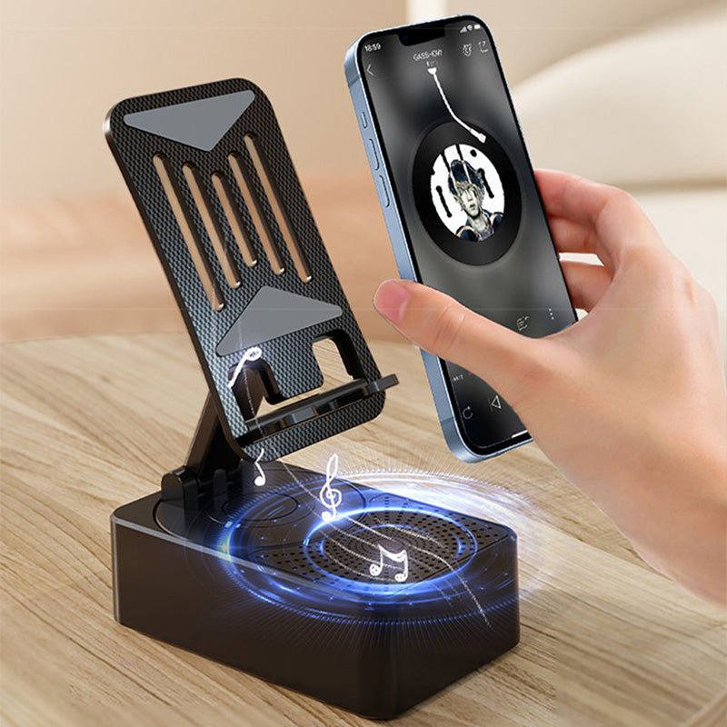 Geschenkauswahl – 3 in 1 – Kabelloser Bluetooth-Lautsprecher, Ladestation, Handyhalterung