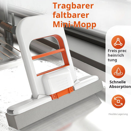 🧹🔥 HEIßER VERKAUF! Tragbarer Mini-Wischmopp mit Selbstauswring-Funktion – Kein Händewaschen, kompakt & perfekt für schnelle Reinigung zwischendurch ✨