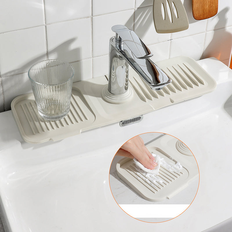 🔥 50% Rabatt! 💧 Silikon-Wasserhahnmatte, um Pfützen zu vermeiden – Halten Sie die Arbeitsfläche trocken und sauber