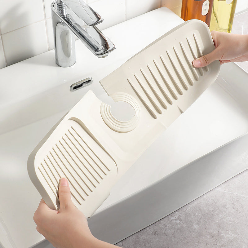 🔥 50% Rabatt! 💧 Silikon-Wasserhahnmatte, um Pfützen zu vermeiden – Halten Sie die Arbeitsfläche trocken und sauber