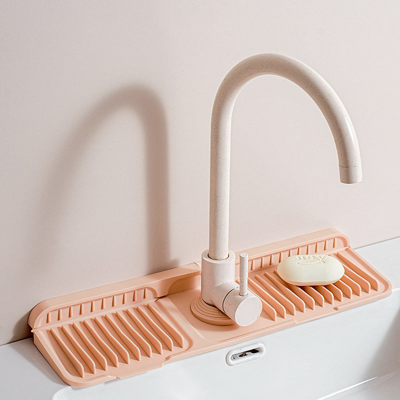 🔥 50% Rabatt! 💧 Silikon-Wasserhahnmatte, um Pfützen zu vermeiden – Halten Sie die Arbeitsfläche trocken und sauber