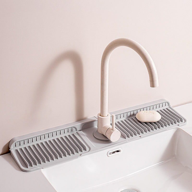 🔥 50% Rabatt! 💧 Silikon-Wasserhahnmatte, um Pfützen zu vermeiden – Halten Sie die Arbeitsfläche trocken und sauber