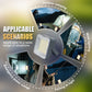 🌙 Nie ohne Licht im Dunkeln! – Tragbare, wasserdichte Solar-Campinglampe – solarbetrieben, robust & immer einsatzbereit – perfekt für Camping & Outdoor 🔦✨