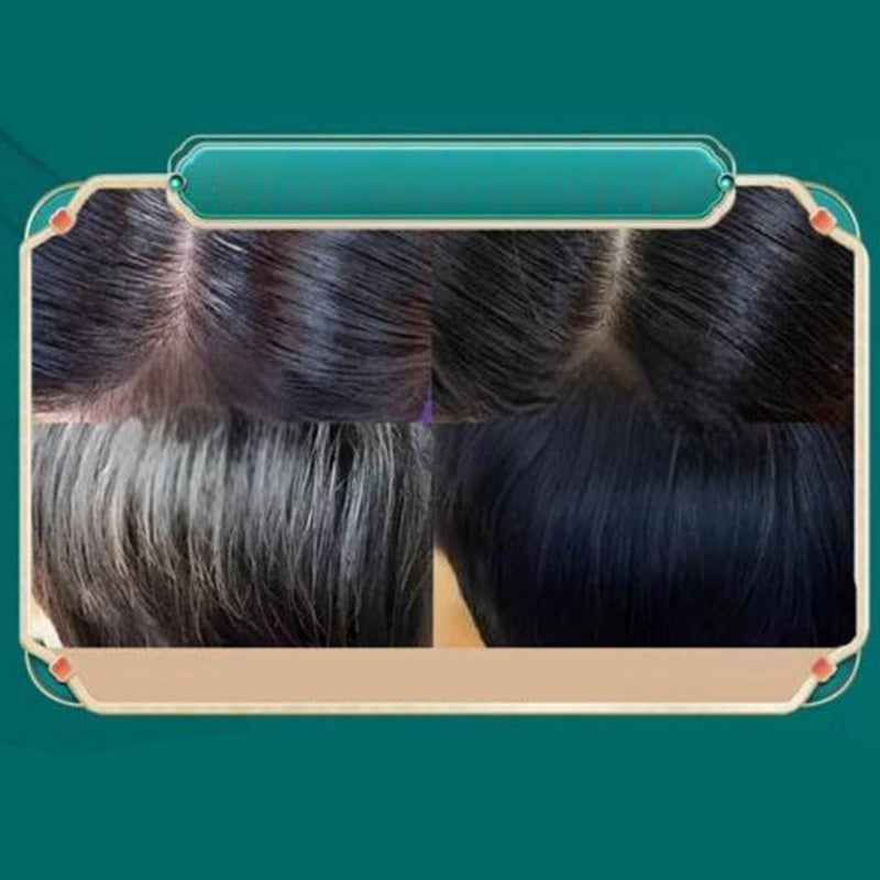 Pflanzliche Haarfärbecreme für Grauabdeckung