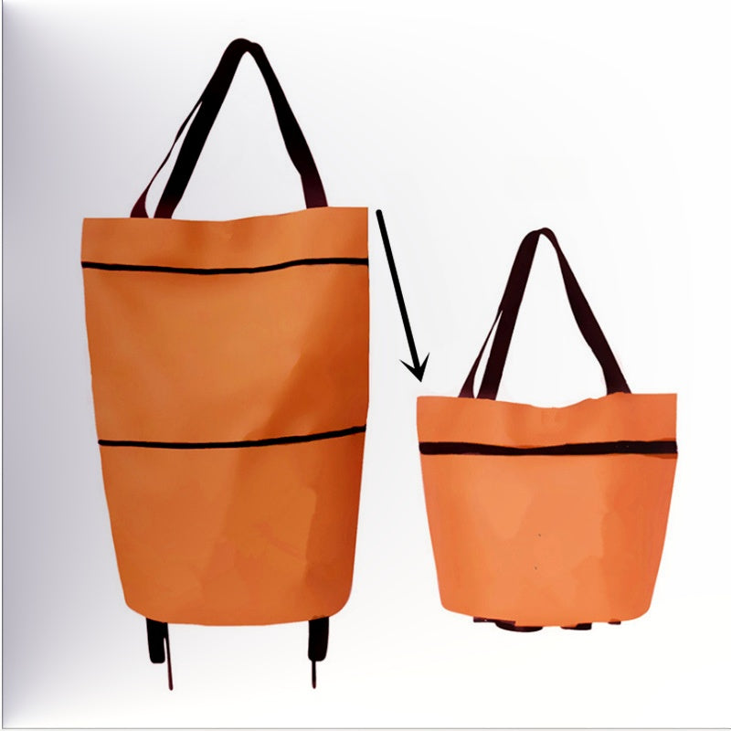 2-in-1 faltbarer Einkaufswagen