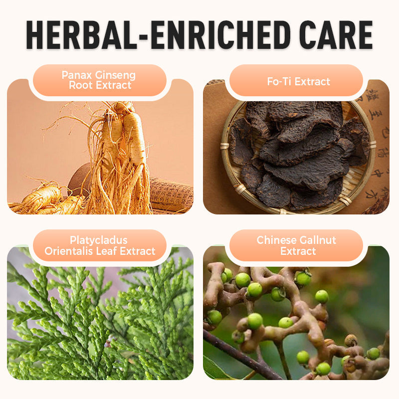 🔥🥰Haarfärbemittel mit Pflanzenextrakten für graues Haar