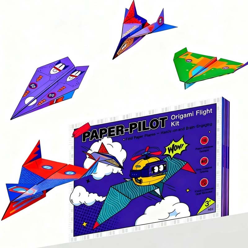 📢📢50 % RABATT!! ⏰Kreatives DIY-Papierflieger-Set für Kinder
