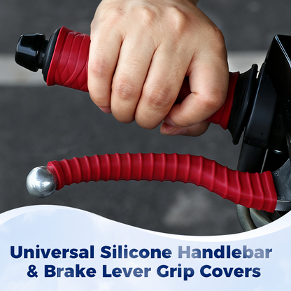 🚴 Schluss mit rutschigen Griffen! – Universelle Silikon-Griffe für Lenker & Bremshebel – mehr Grip, mehr Komfort & weniger Vibrationen – ideal für Fahrrad, E-Bike & Co. ✨