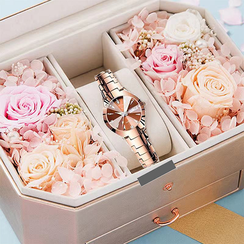 🔥Weihnachtsverkauf – bis zu 50 % Rabatt🎅  Elegante wasserdichte Damenuhr