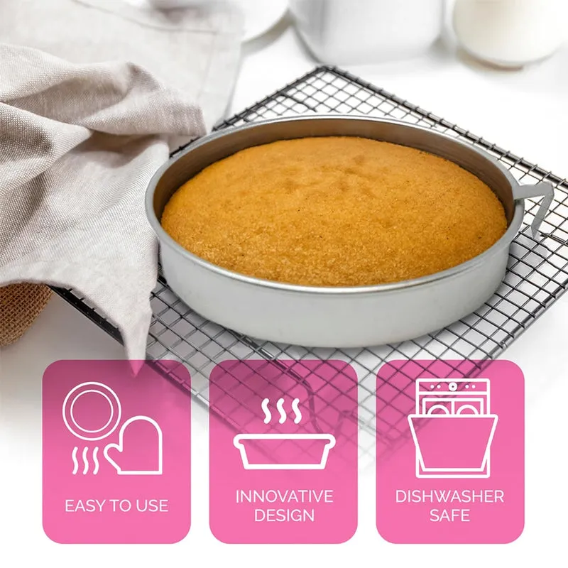 🍰 Nie wieder kleben! – Antihaft-Edelstahl-Backform für perfekte Kuchen🔥