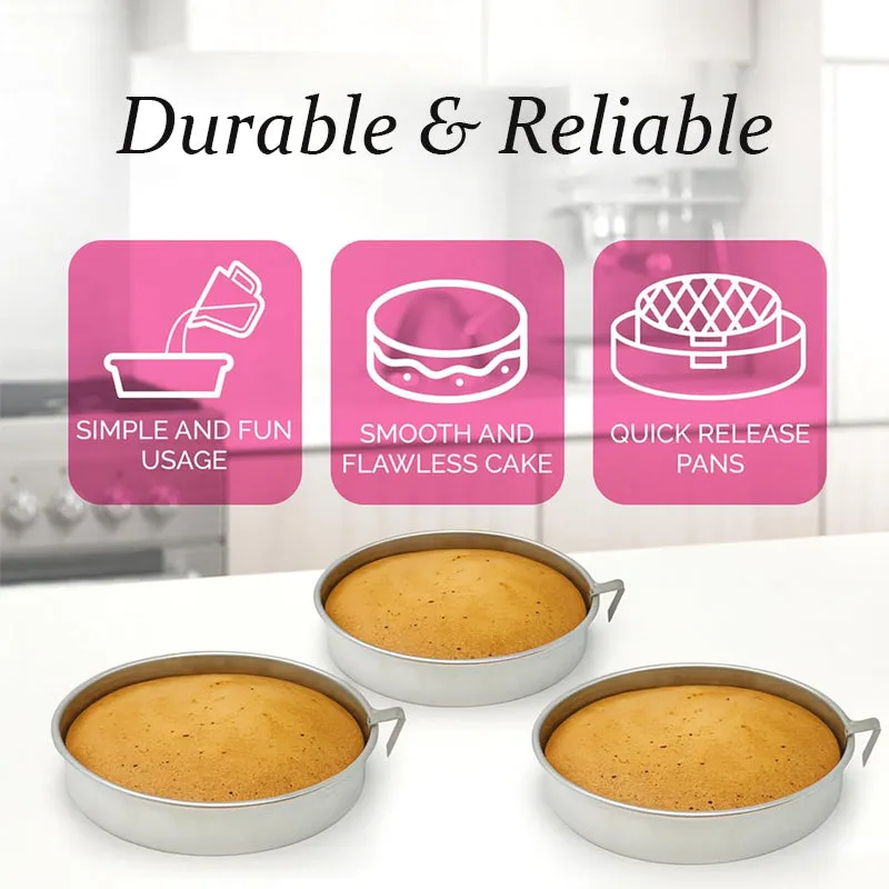 🍰 Nie wieder kleben! – Antihaft-Edelstahl-Backform für perfekte Kuchen🔥