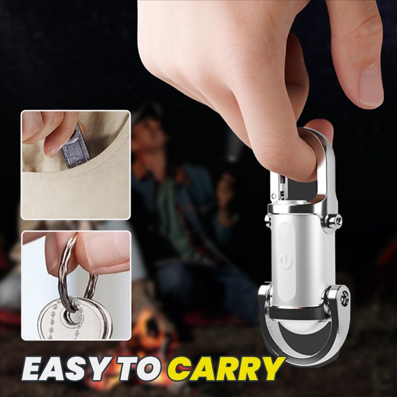 🔦 50% RABATT! 🏕️ Mini-Schlüsselanhänger-Lampe – 1200LM, wasserdicht & superhell – Immer griffbereit für Camping, Auto & Notfälle ✨
