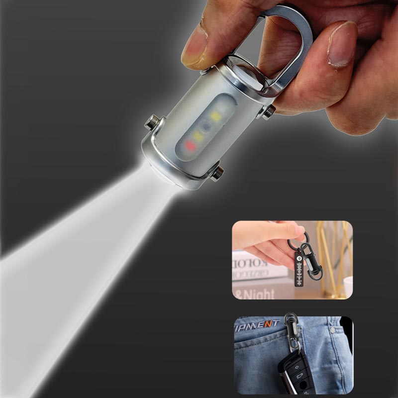🔦 50% RABATT! 🏕️ Mini-Schlüsselanhänger-Lampe – 1200LM, wasserdicht & superhell – Immer griffbereit für Camping, Auto & Notfälle ✨