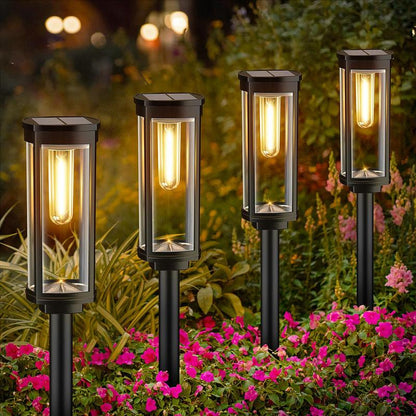🌞🏡 50% RABATT! Solar-Gartenleuchte mit Filament-Optik – Wasserdicht & ideal für Wege und Rasen ✨