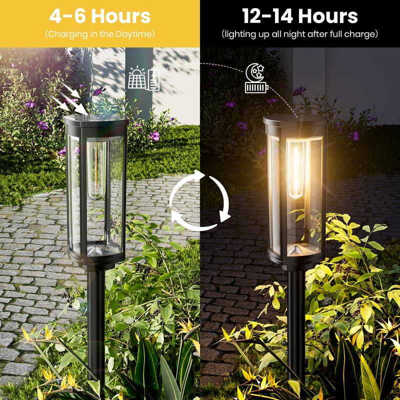 🌞🏡 50% RABATT! Solar-Gartenleuchte mit Filament-Optik – Wasserdicht & ideal für Wege und Rasen ✨