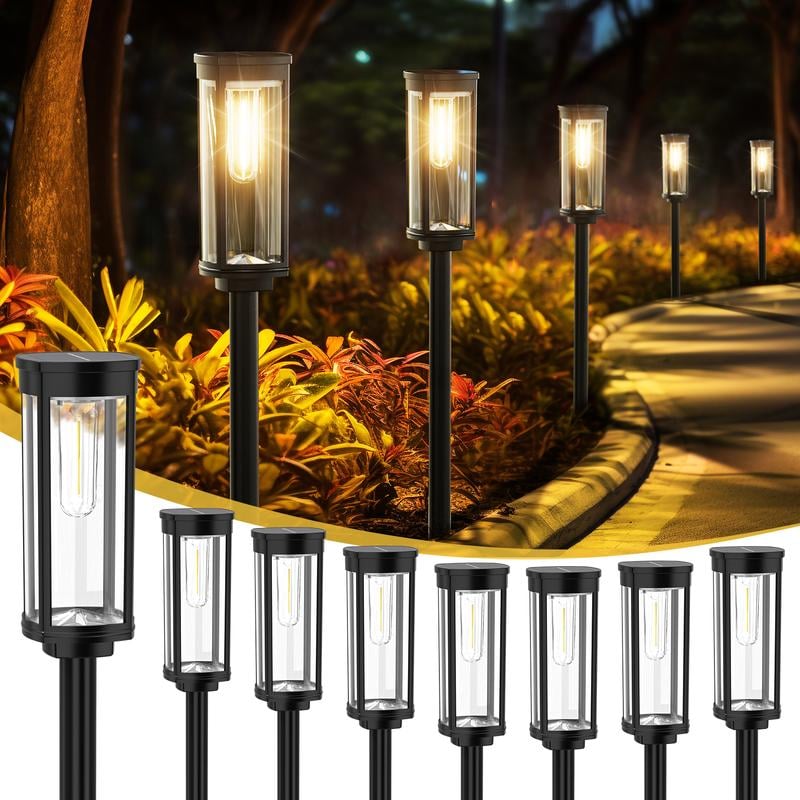 🌞🏡 50% RABATT! Solar-Gartenleuchte mit Filament-Optik – Wasserdicht & ideal für Wege und Rasen ✨