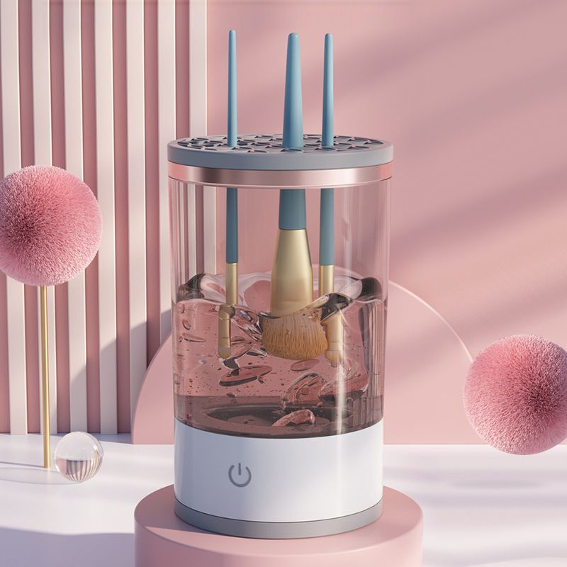 💖 50% RABATT! ✨ AUTOMATISCHER MAKE-UP-PINSELREINIGER - Tiefenreinigung in 3 Minuten, kompakt & tragbar für Reisen, USB-Aufladung mit leisem Betrieb 🌸🚿