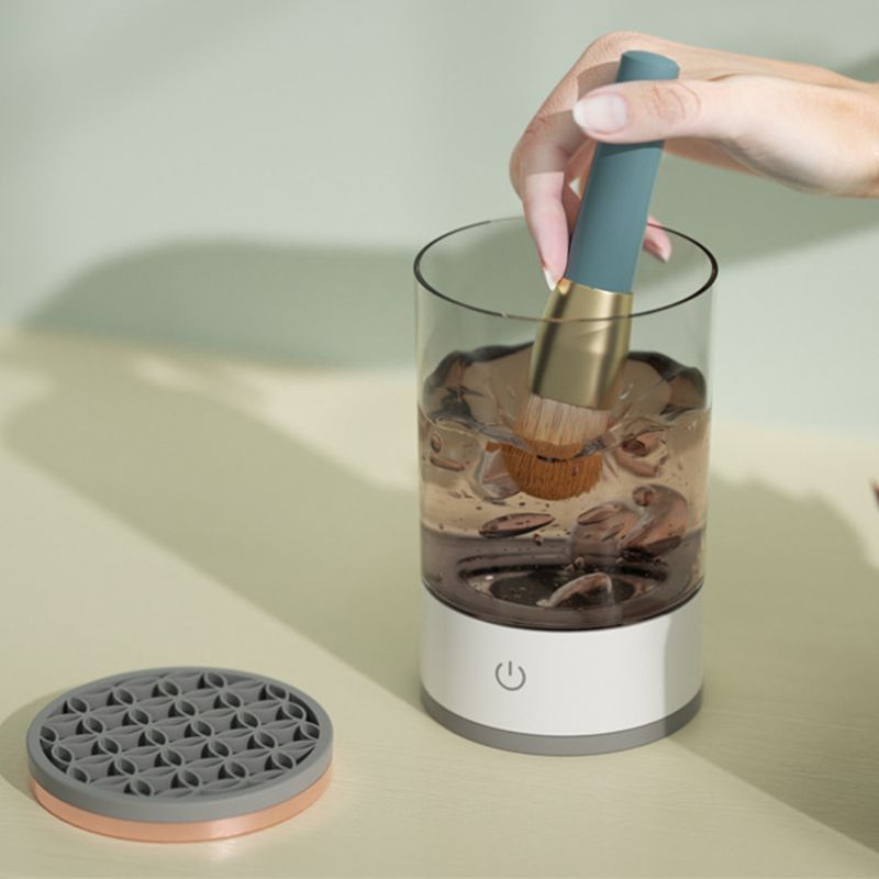 💖 50% RABATT! ✨ AUTOMATISCHER MAKE-UP-PINSELREINIGER - Tiefenreinigung in 3 Minuten, kompakt & tragbar für Reisen, USB-Aufladung mit leisem Betrieb 🌸🚿