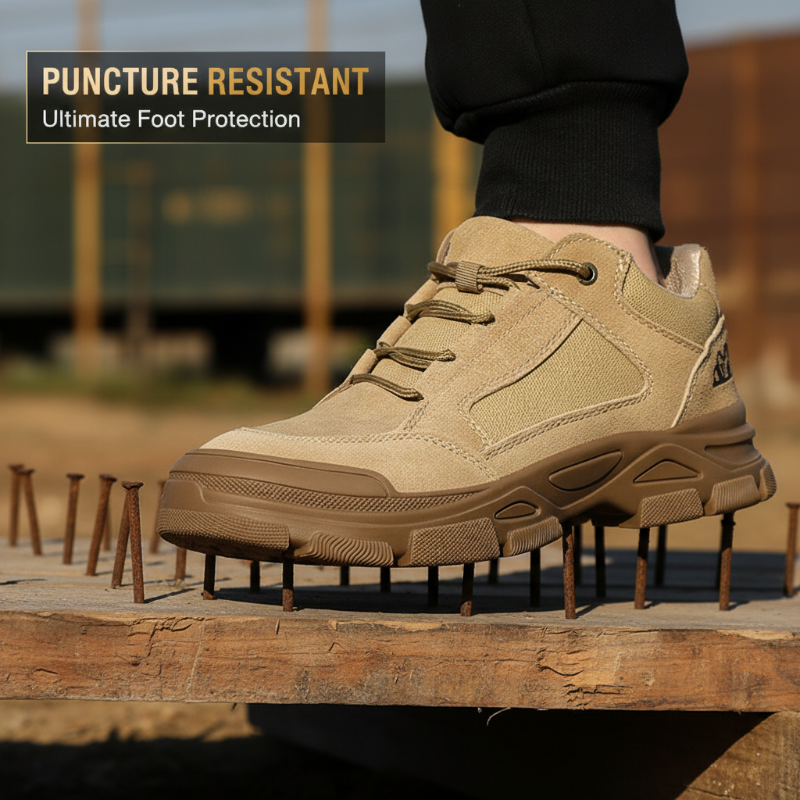 🎄Christmas promotion Men's Puncture-Proof Safety Work Shoes