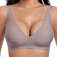 💕  – der ultra-bequeme, drahtlose Damen-BH: nahtlos, Tief-V & Push-Up