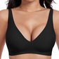 💕  – der ultra-bequeme, drahtlose Damen-BH: nahtlos, Tief-V & Push-Up