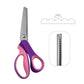📢📢 50 % RABATT!! 🥳✨ Multifunktionale Zickzack-Schere, gezackte Schere ✂️🧵