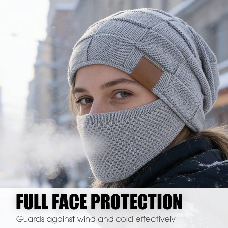 Winter-Wärmemütze mit Gesichtsschutz