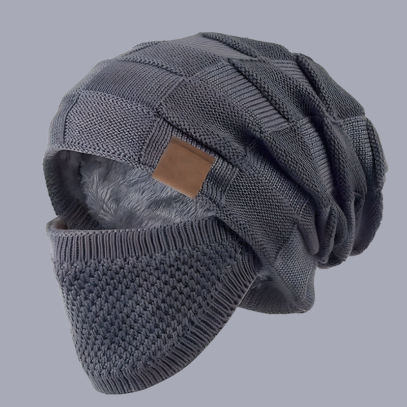 Winter-Wärmemütze mit Gesichtsschutz