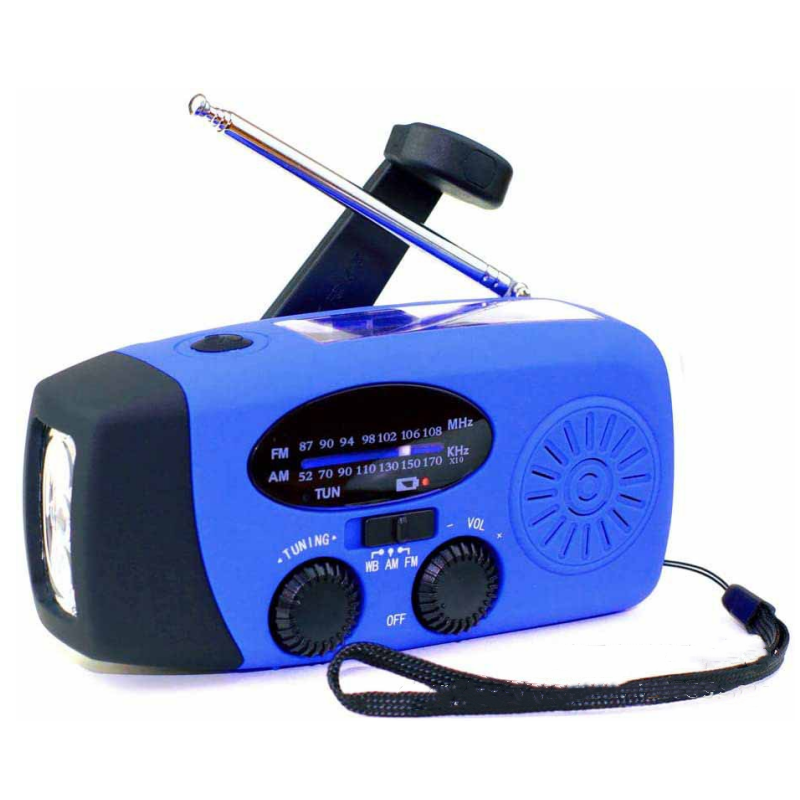 ⏳2026 Neue Ankünfte:：Zeitlich begrenztes Angebot⏳ Solar-Kurbelradio mit AM/FM-Empfang – 3-LED-Taschenlampe, USB-Notladefunktion und 600-mAh-Akku