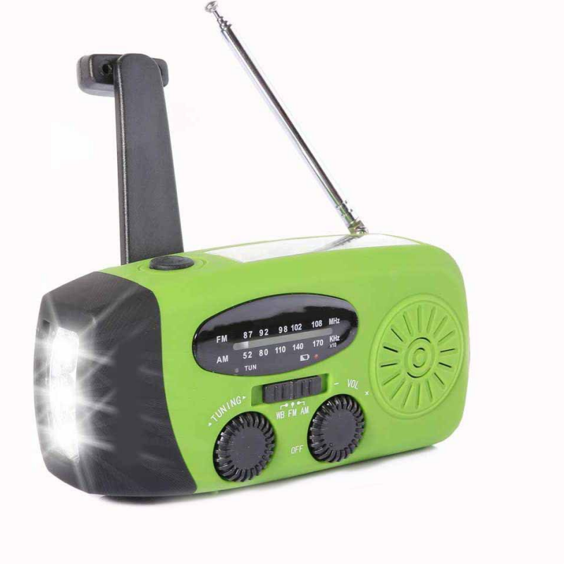 ⏳2026 Neue Ankünfte:：Zeitlich begrenztes Angebot⏳ Solar-Kurbelradio mit AM/FM-Empfang – 3-LED-Taschenlampe, USB-Notladefunktion und 600-mAh-Akku