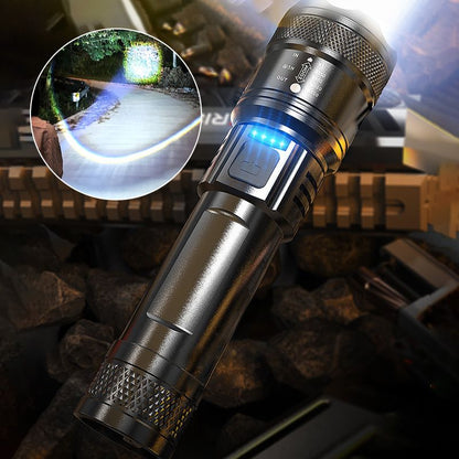 ⚡ Superhelle Zoom-Taschenlampe – superstark, fokussierbar & robust 🔦