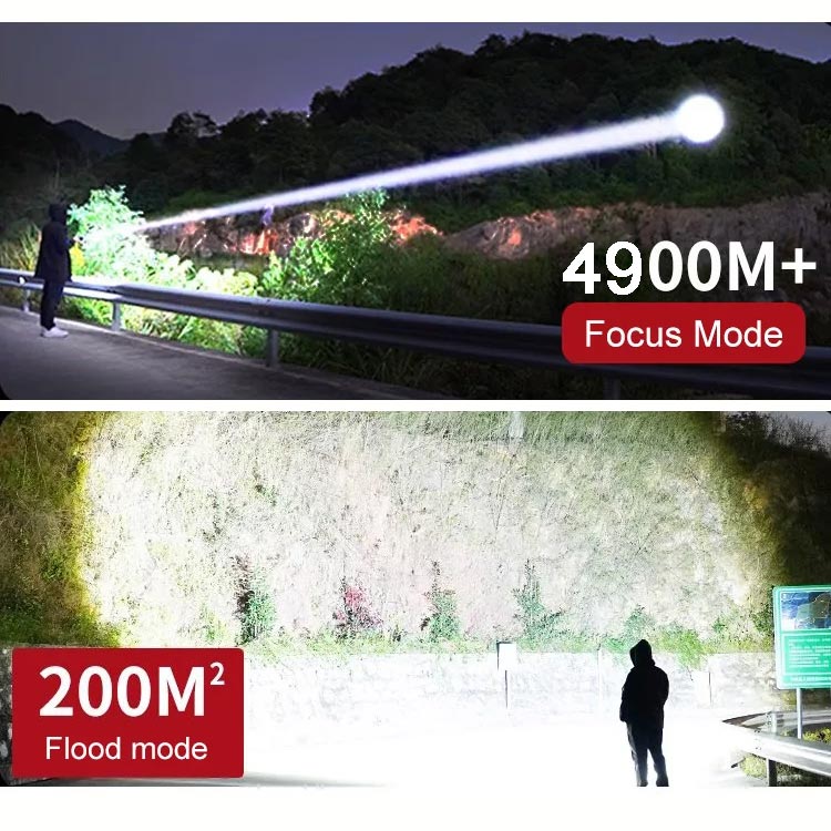 ⚡ Superhelle Zoom-Taschenlampe – superstark, fokussierbar & robust 🔦