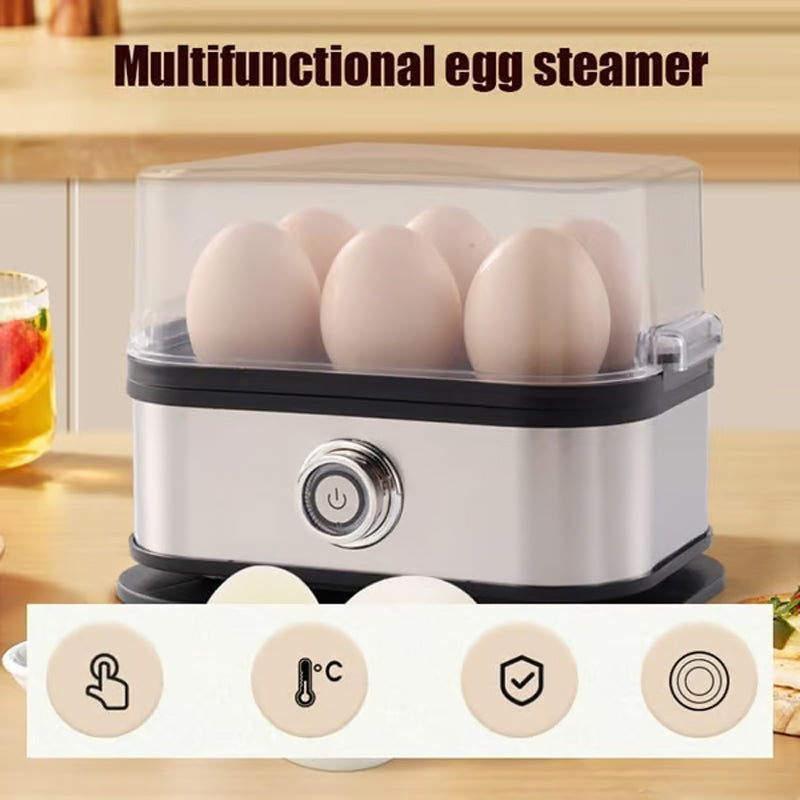 🍳Black Friday: 50 % RABATT💨 Multifunktionaler Eierkocher mit transparentem Deckel – zum Kochen, Pochieren oder für Omeletts✨