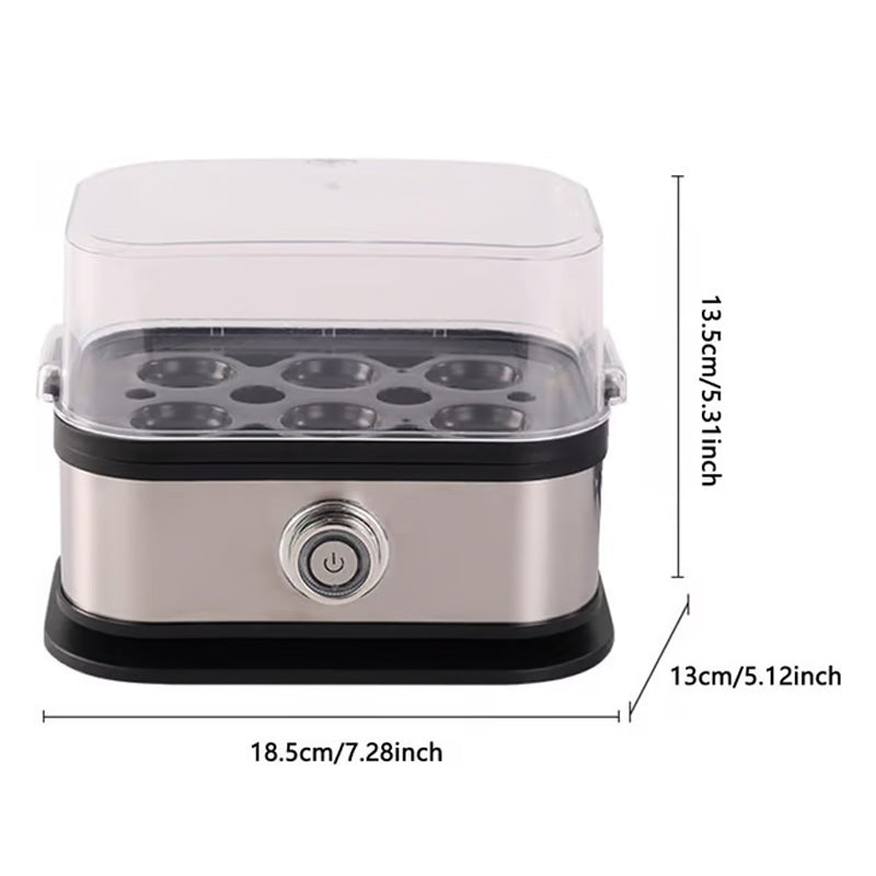 🍳Black Friday: 50 % RABATT💨 Multifunktionaler Eierkocher mit transparentem Deckel – zum Kochen, Pochieren oder für Omeletts✨